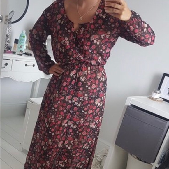 Divided Dresses & Skirts - •@beckyd01 H&M Divided• Sheer Coverup Dress•